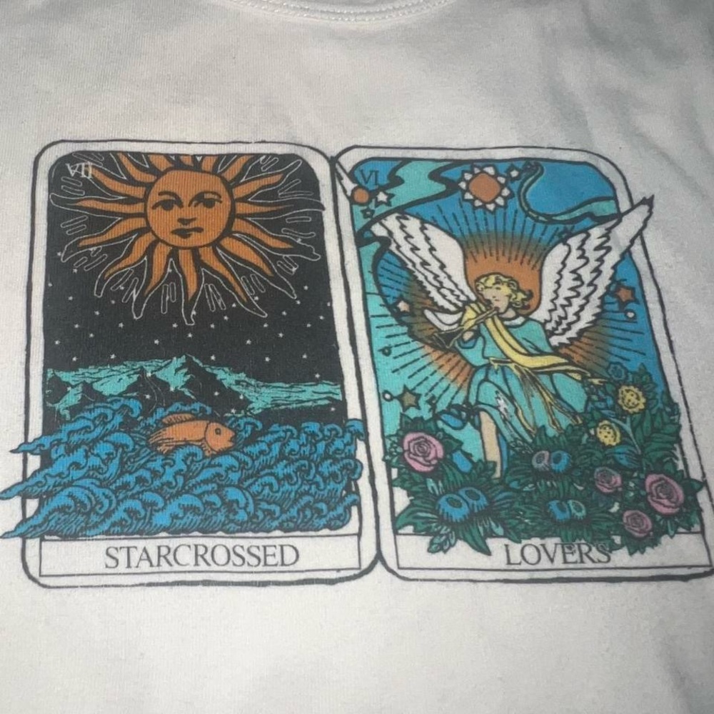 Urban Outfitters Graphic Tarot Card Crop Top - Picture 4 of 4
